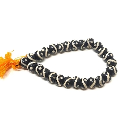 Pulsera hueso Yin Yang