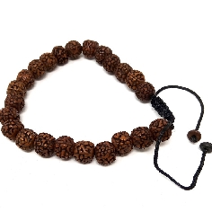 Pulsera rudraksa pulida fina 2