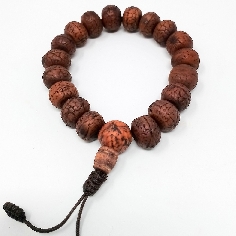 Pulsera de semilla de Bodi nepalí- Marrón