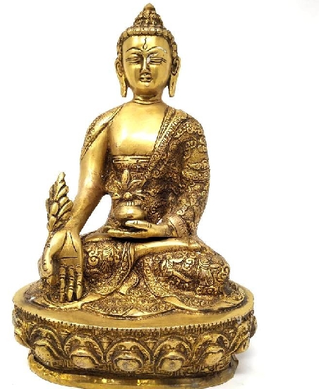 Buda de la medicina de bronce- 26 cms.