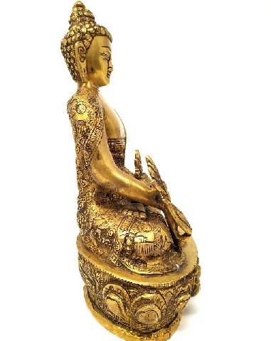 Buda de la medicina de bronce- 26 cms.