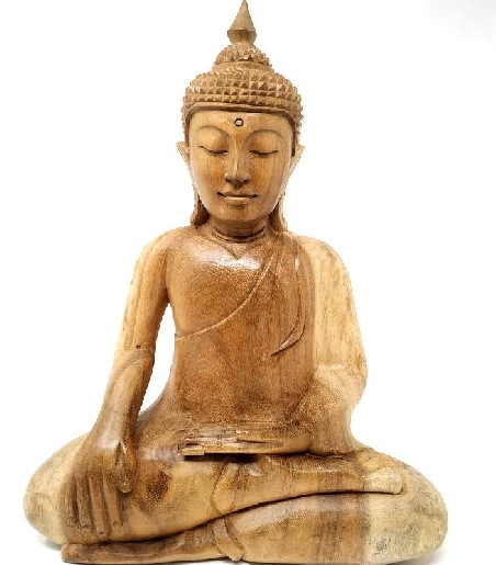 Buda de madera Tailandés- 30 cms.