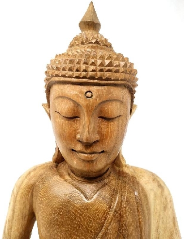 Buda de madera Tailandés- 30 cms.