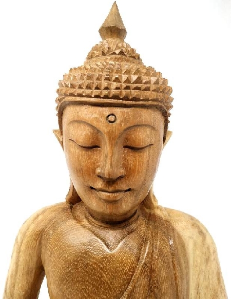 Buda de madera Tailandés- 30 cms.