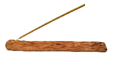 Incensario liso madera veta natural