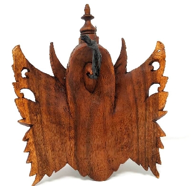 Cabeza Ganesh de madera- 27 cms.