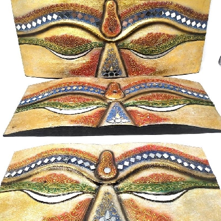 Set 3 cuadros ojos de Buda Set 3 cuadros ojos de Buda