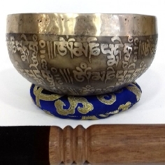 Cuenco jambati grabado 800-1000 grs. 16-18 cms. diametro