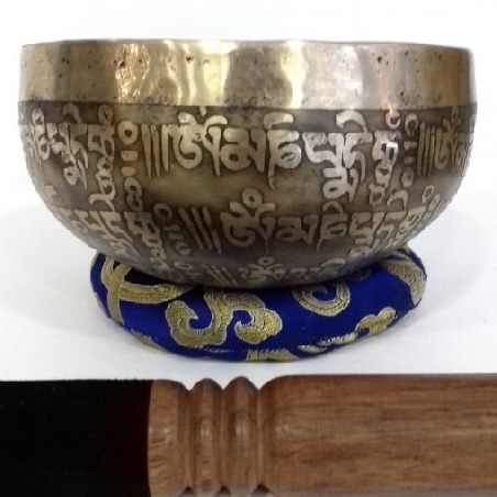 Cuenco jambati grabado 800-1000 grs. 16-18 cms. diametro