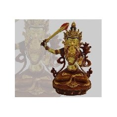 manjushree cobre y oro 15 cms.
