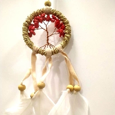 Atrapasueños ratán Apas3- 15 x 7 cms.