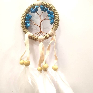 Atrapasueños ratán Apas3- 15 x 7 cms.