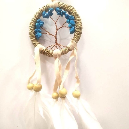 Atrapasueños ratán Apas3- 15 x 7 cms.