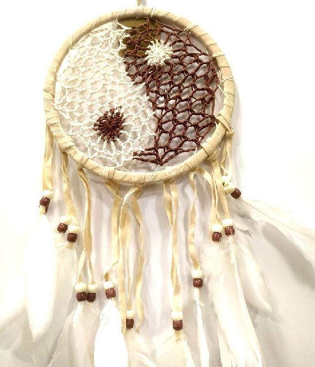 Atrapasueños Yin Yang Apas5- 17 x 40 cms.