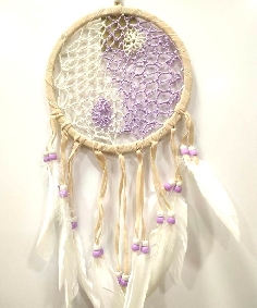 Atrapasueños Yin Yang Apas5- 17 x 40 cms. 2