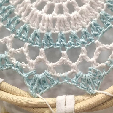 Atrapasueños Mandala ratán Apas10- 40 x 17 cms.