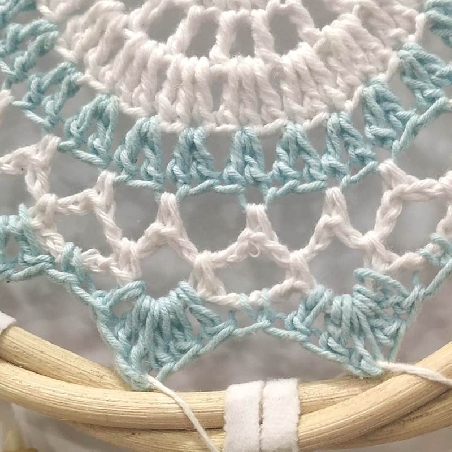 Atrapasueños Mandala ratán Apas10- 40 x 17 cms.