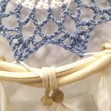 Atrapasueños Mandala ratán Apas10- 40 x 17 cms.