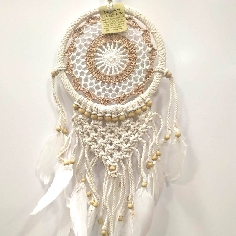 Atrapasueños Mandala macramé Apas12 45 x 17 cms.