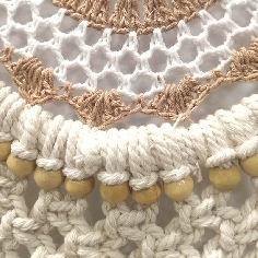 Atrapasueños Mandala macramé Apas12 45 x 17 cms. 2