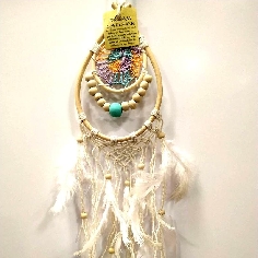 Atrapasueños lágrima madera Apas15- 40 x 10 cms.