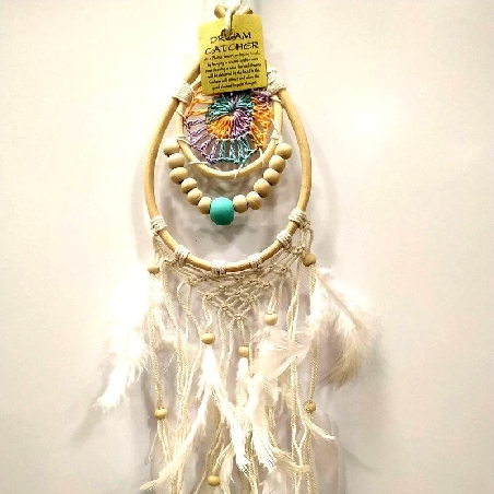 Atrapasueños lágrima madera Apas15- 40 x 10 cms.