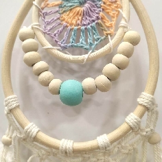 Atrapasueños lágrima madera Apas15- 40 x 10 cms. 2