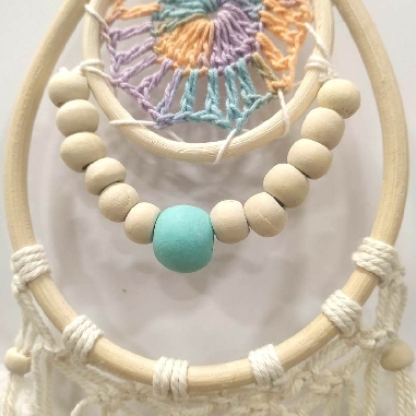 Atrapasueños lágrima madera Apas15- 40 x 10 cms.