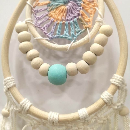 Atrapasueños lágrima madera Apas15- 40 x 10 cms.