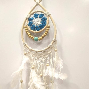 Atrapasueños lágrima madera Apas15- 40 x 10 cms.