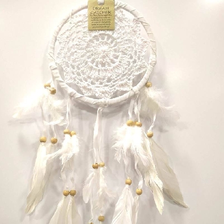 Atrapasueños Mandala macramé Apas21- 27 x 17 cms.