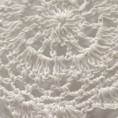 Atrapasueños Mandala macramé Apas21- 27 x 17 cms.