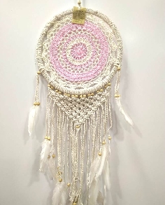 Atrapasueños Mandala macramé Apas25 70x27 cms.