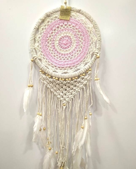 Atrapasueños Mandala macramé Apas25 70x27 cms.