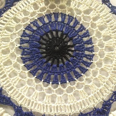 Atrapasueños Mandala macramé Apas25 70x27 cms.