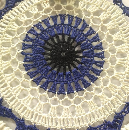 Atrapasueños Mandala macramé Apas25 70x27 cms.