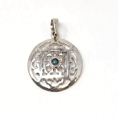 Colgante de plata "Mandala" 2