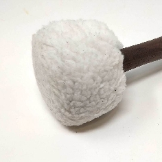 Maza de golpeo acolchada blanca 24 x 5,5 cms. 2