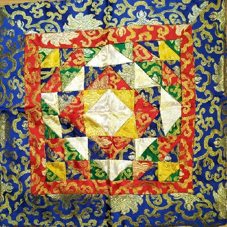 Tela altar cuadrada "Mandala" 45 x 45 cms.