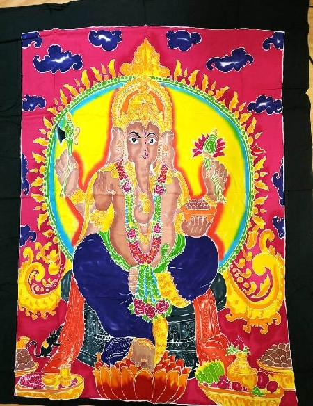 Batik Ganesh 115 x 90 cms.