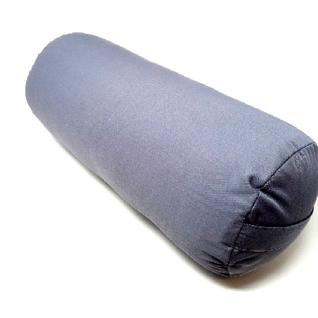 cojin de yoga cilindrico- Gris