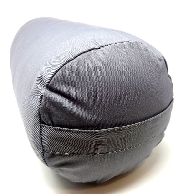 cojin de yoga cilindrico- Gris