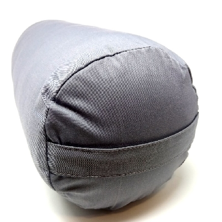 cojin de yoga cilindrico- Gris