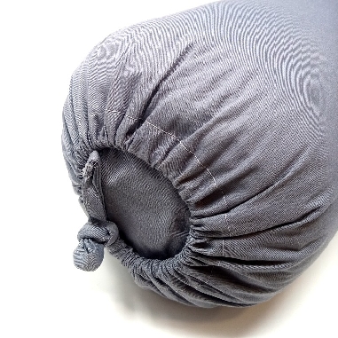 cojin de yoga cilindrico- Gris