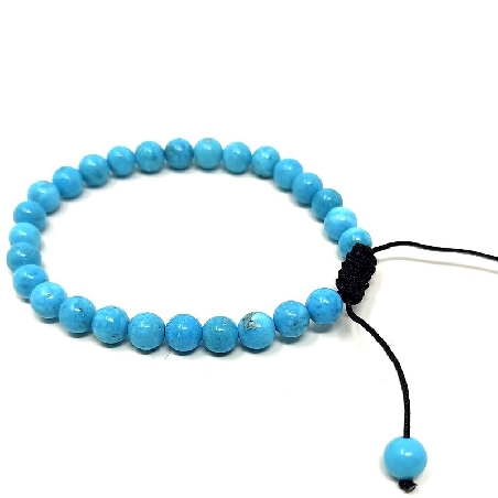 Pulsera de Howlita 6 mms.