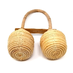 Maraca ratán doble 2
