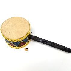 Damaru con mango pequeño