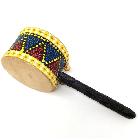 Damaru con mango pequeño