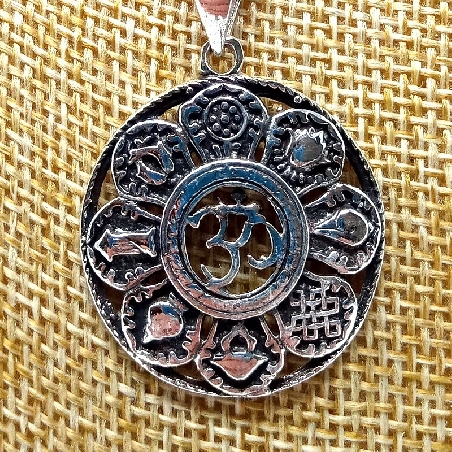 Colgante de plata "Signos auspiciosos II"
