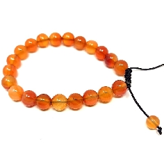 Pulsera de Ágata roja natural
